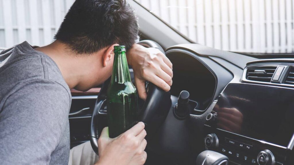 jazda po alkoholu - spowodowanie wypadku