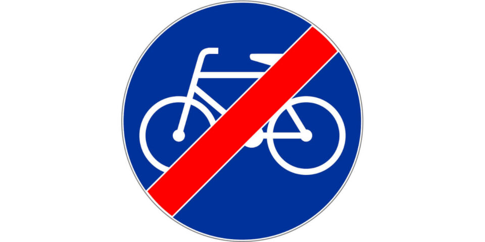 koniec drogi dla rowerów