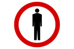 zakaz ruchu pieszych