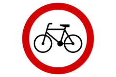 zakaz wjazdu rowerów